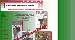 Desktop Screenshot of californiareindeerrentals.com