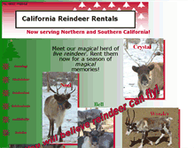 Tablet Screenshot of californiareindeerrentals.com
